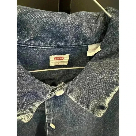 Lewis Blue Denim Shirt Large  - Timeless Style and Comfort - Picture 2 of 3